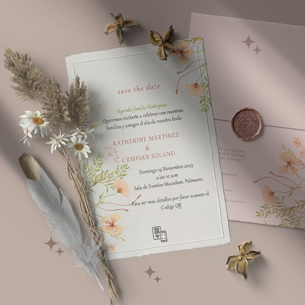 Plantilla Invitación Boda